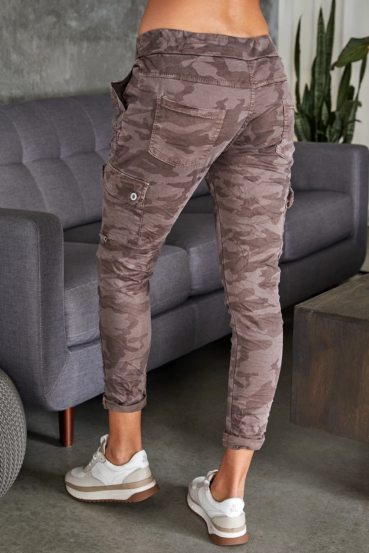 The Camo Crinkle Cargo Joggers