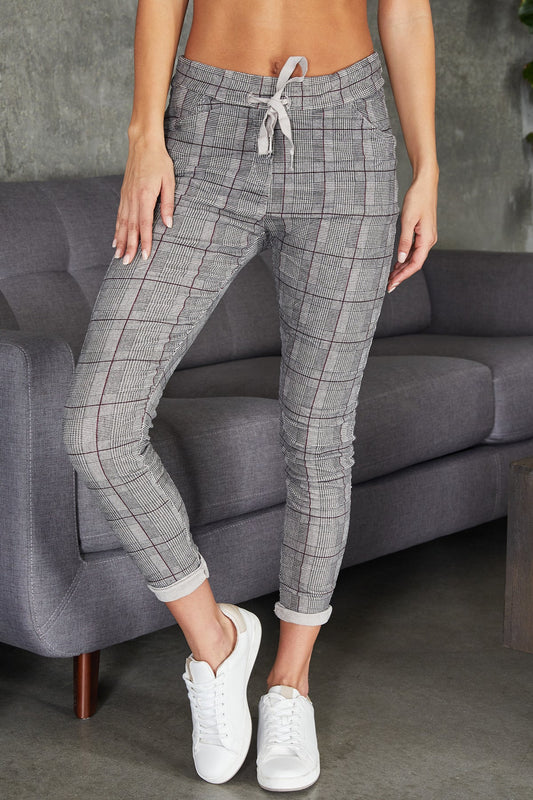 The Plaid Corduroy Jogger