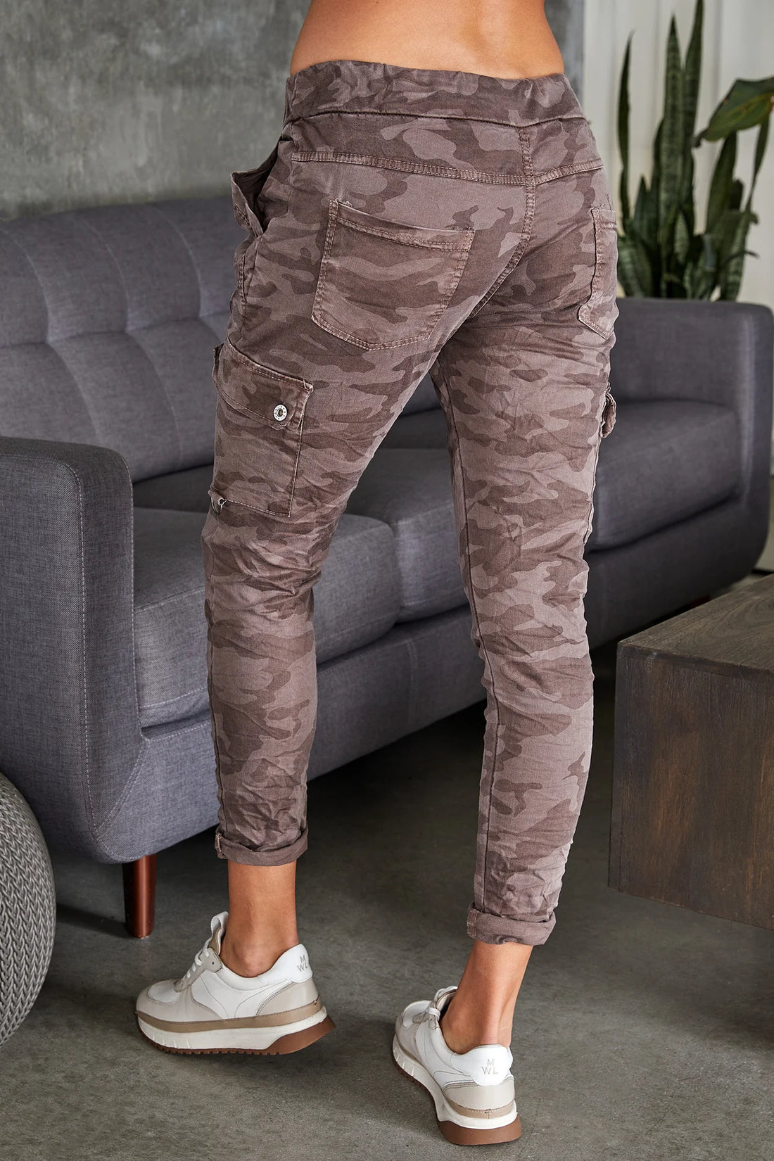 The Camo Crinkle Cargo Joggers