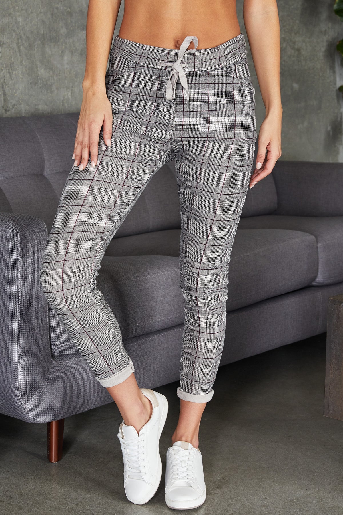 The Plaid Corduroy Jogger