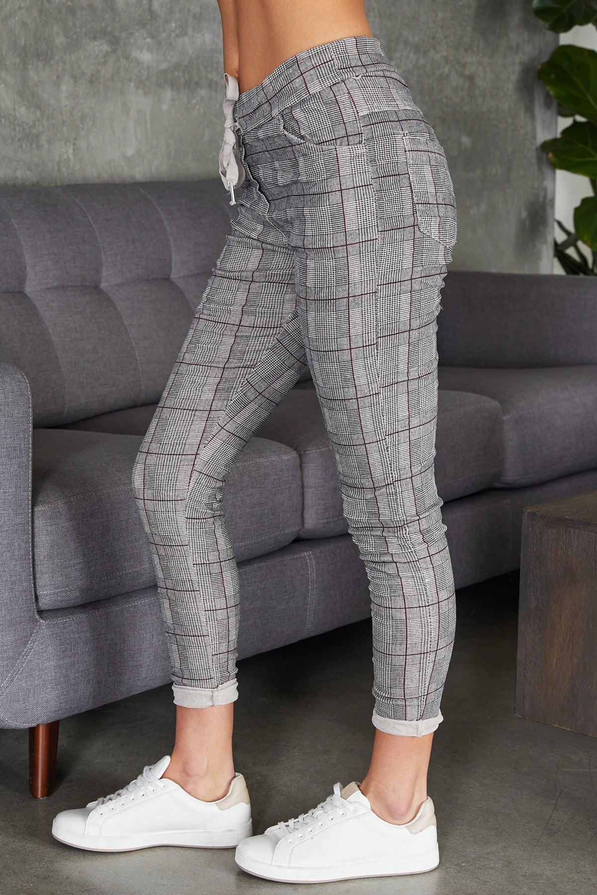 The Plaid Corduroy Jogger