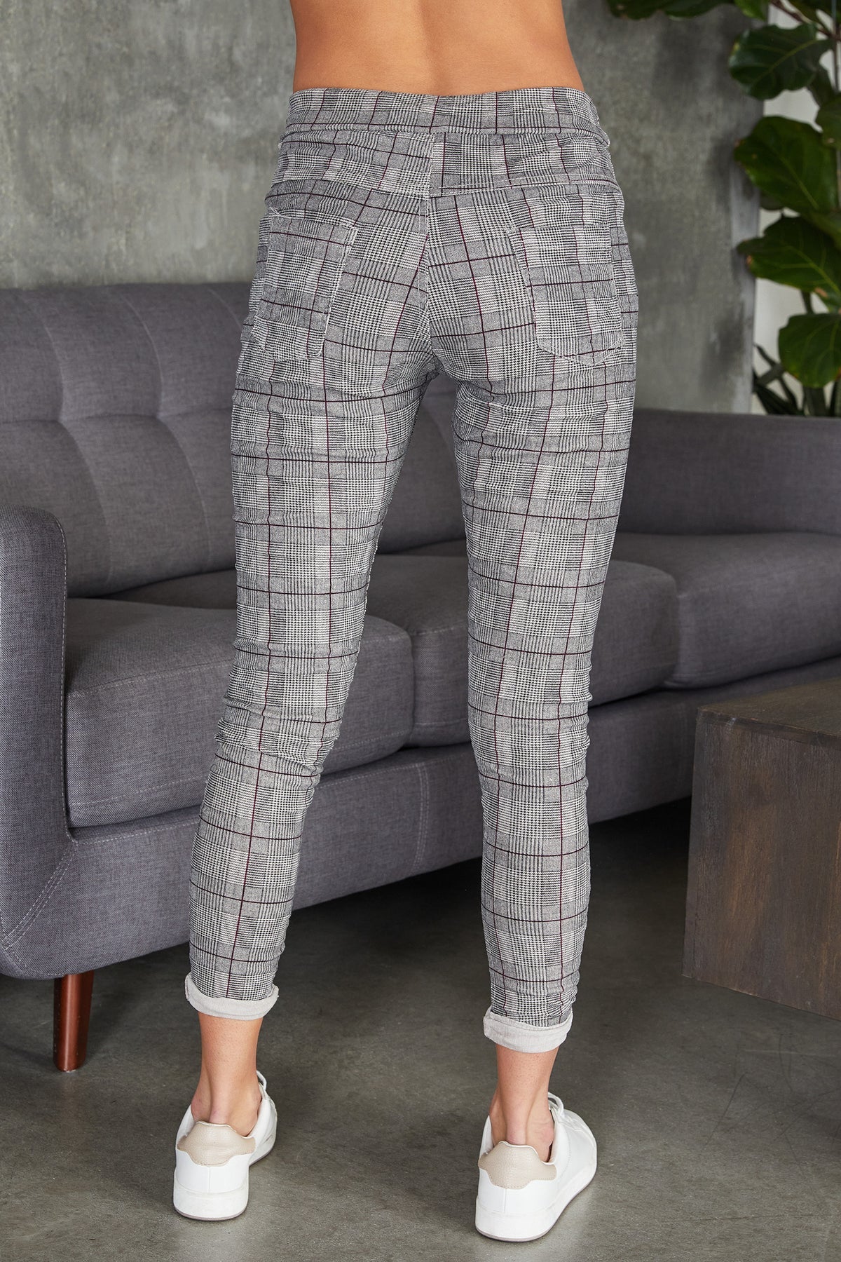 The Plaid Corduroy Jogger