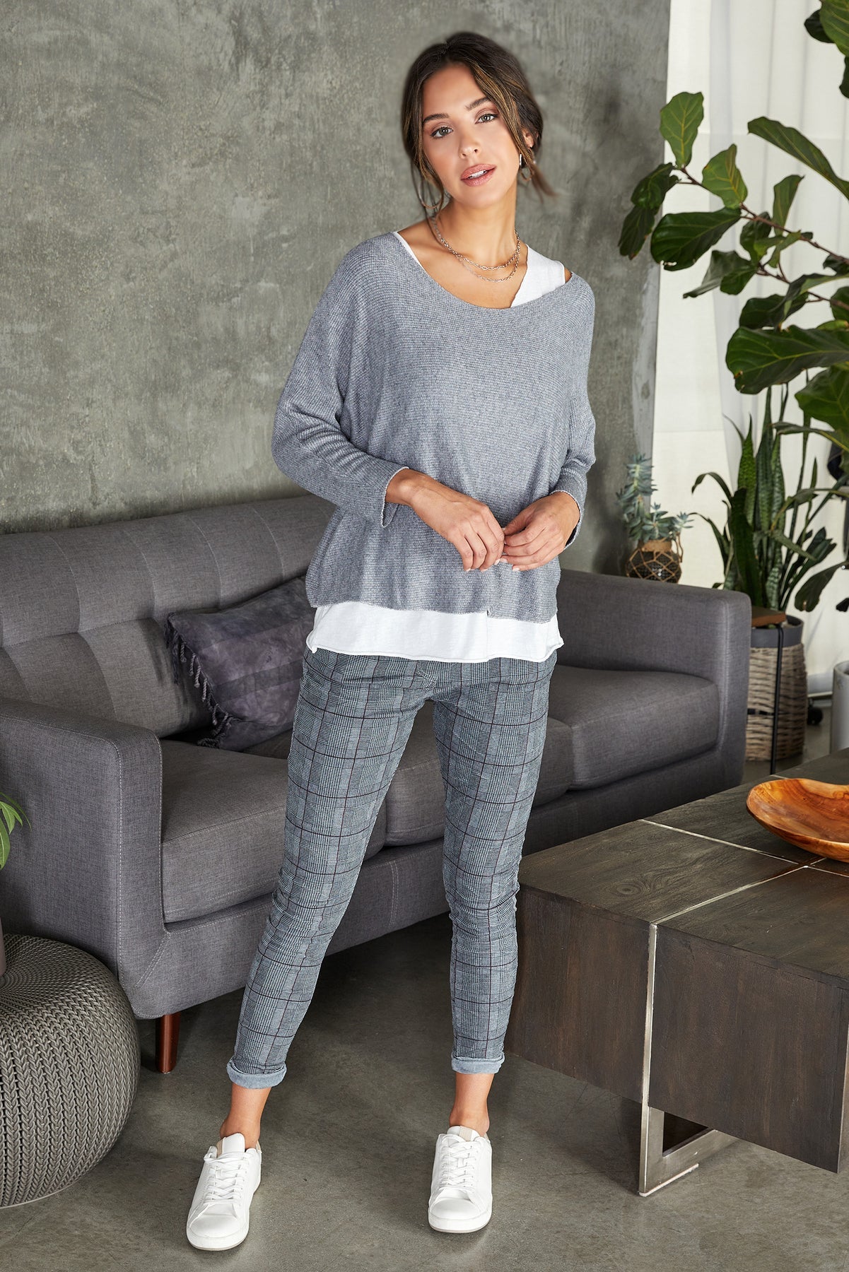 The Plaid Corduroy Jogger