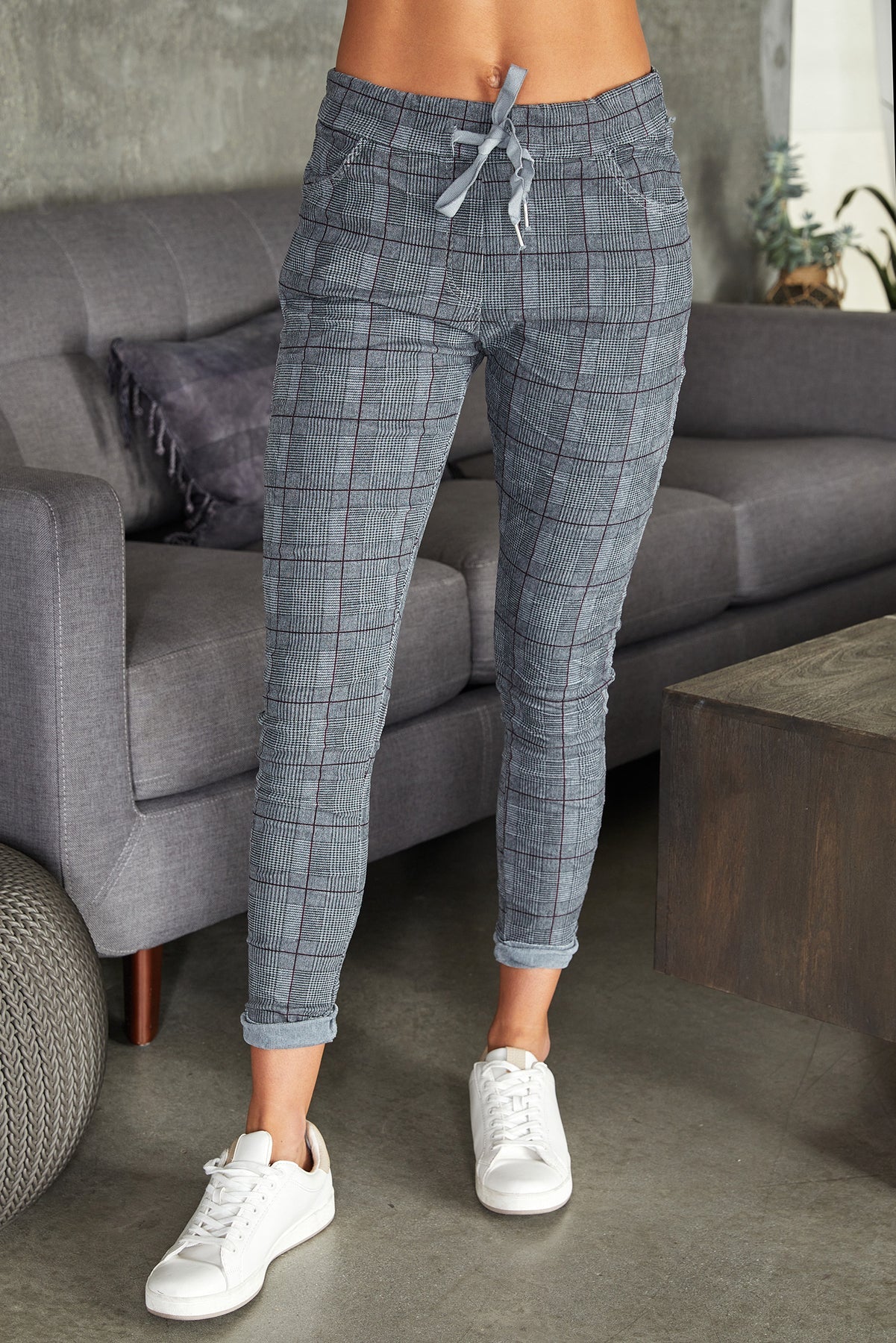 The Plaid Corduroy Jogger