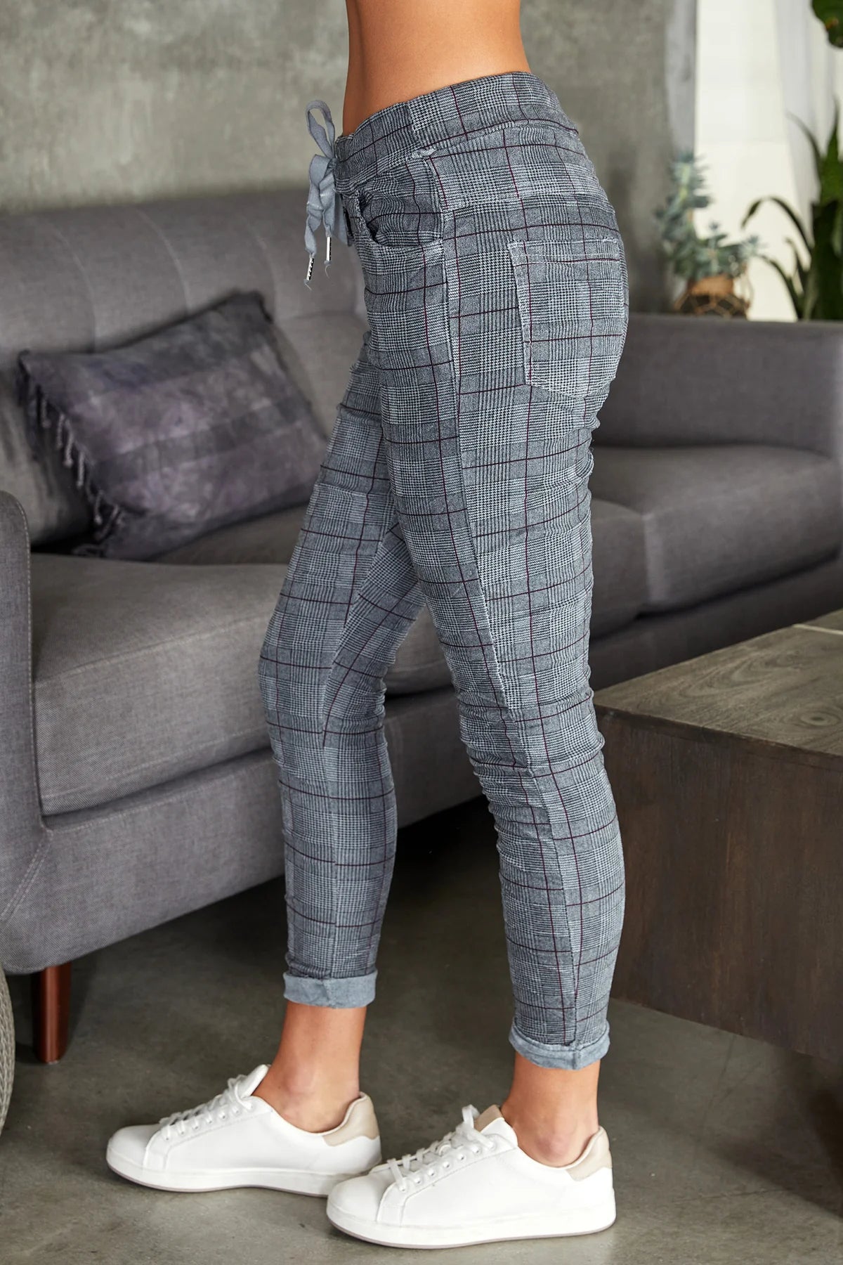 The Plaid Corduroy Jogger