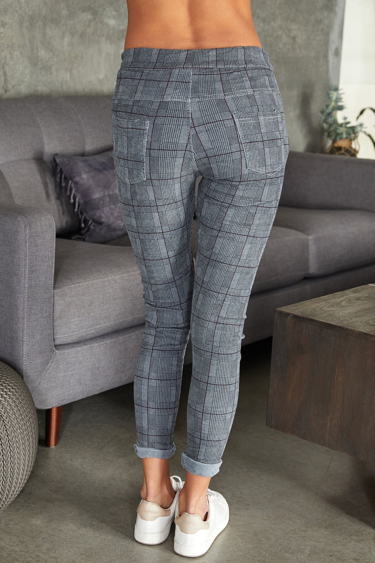 The Plaid Corduroy Jogger