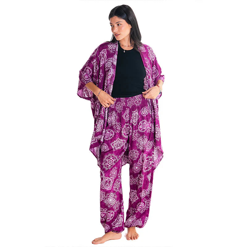 Magenta Chakra Harem Pants