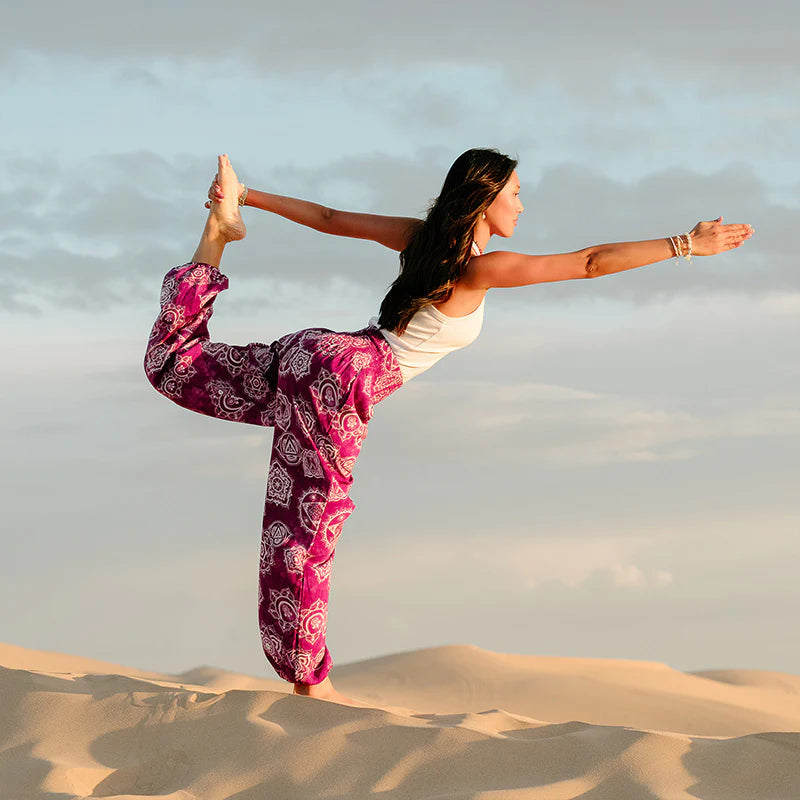 Magenta Chakra Harem Pants
