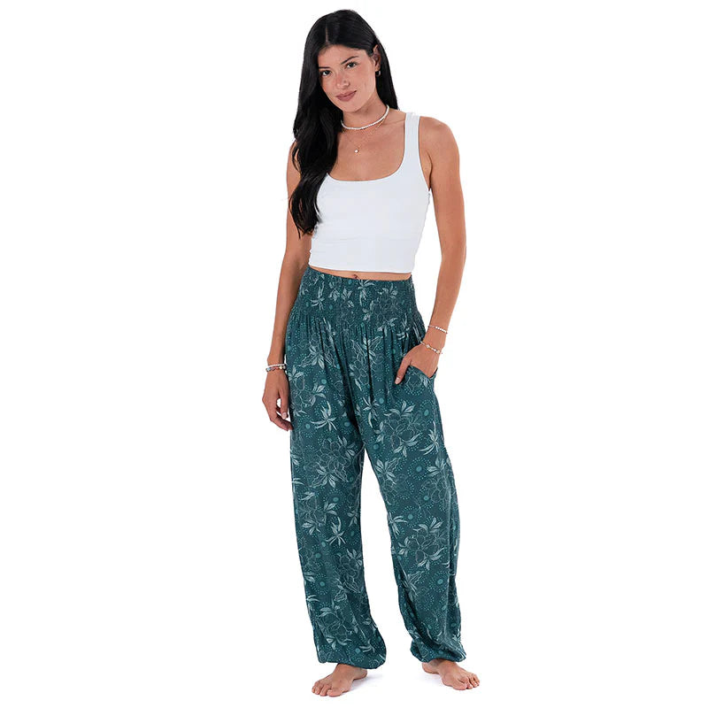 Jade Dahlia Harem Pants