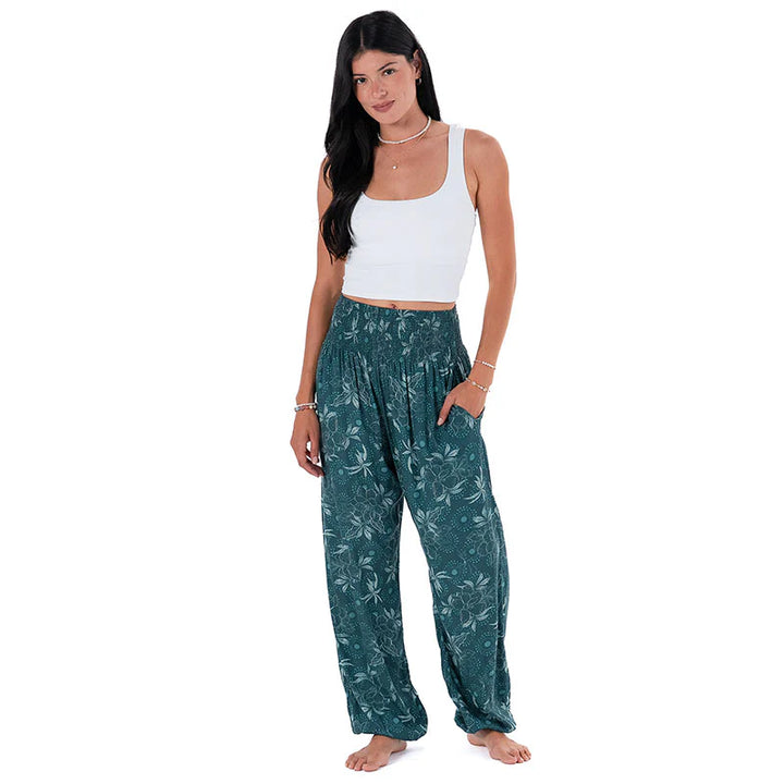 Jade Dahlia Harem Pants