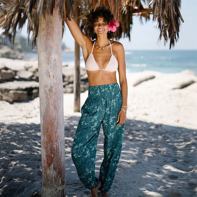 Jade Dahlia Harem Pants