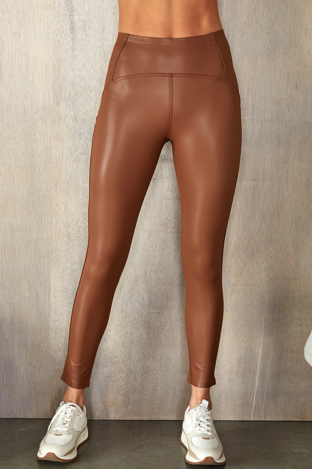 The Faux Leather Riding Leggings
