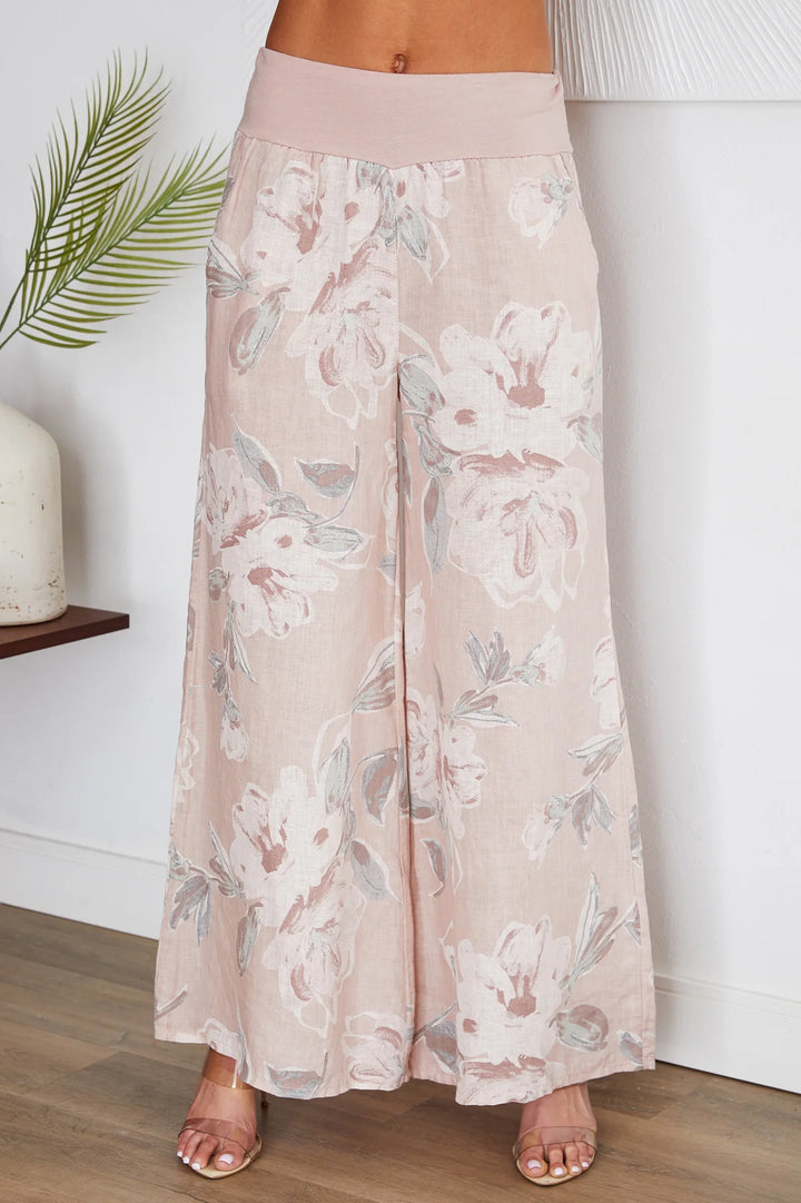 The Wide Leg Floral Pant