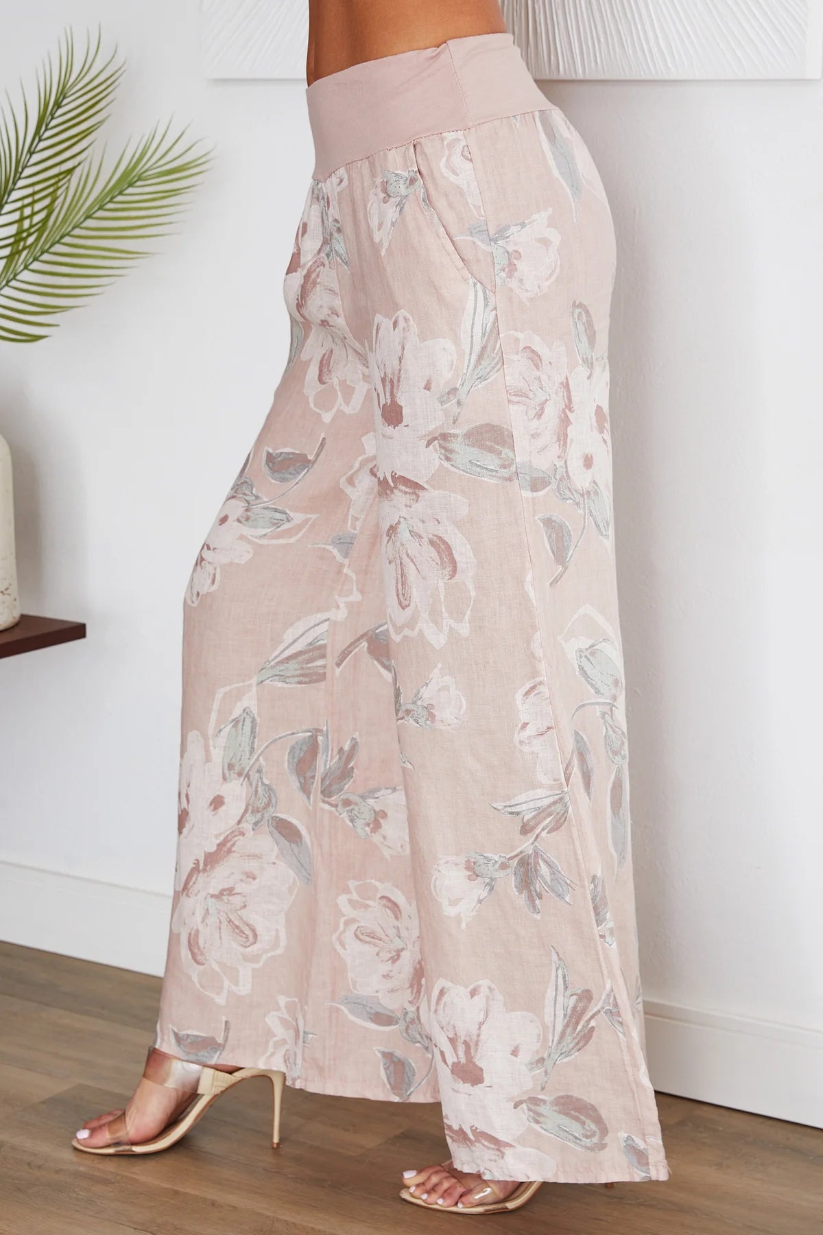 The Wide Leg Floral Pant