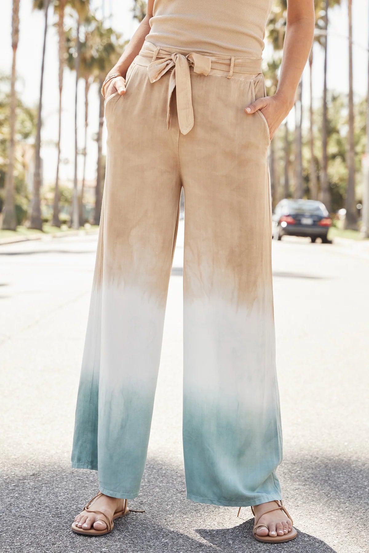 The Dip Dye Wide Leg Pant