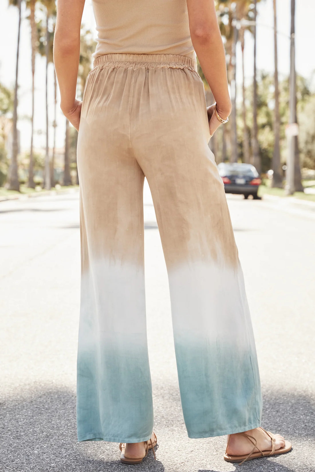 The Dip Dye Wide Leg Pant
