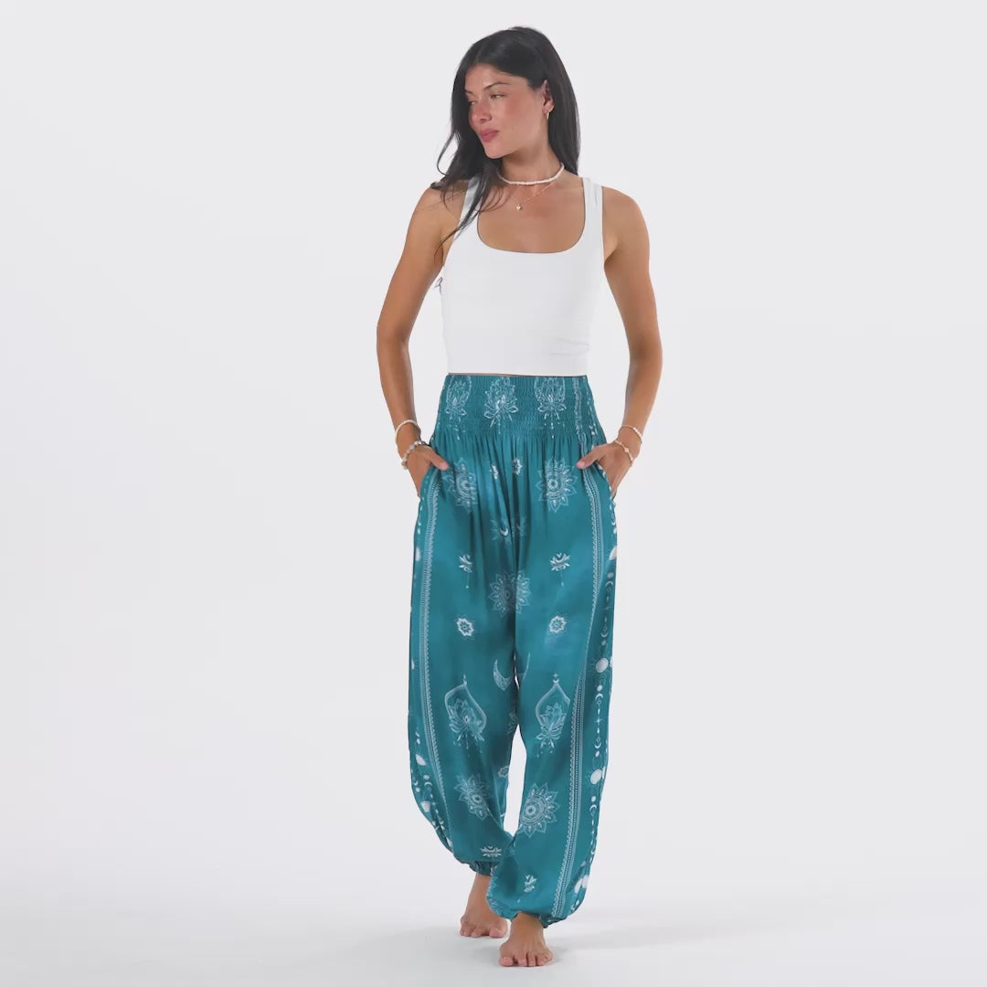 Lanna Lagoon Harem Pants